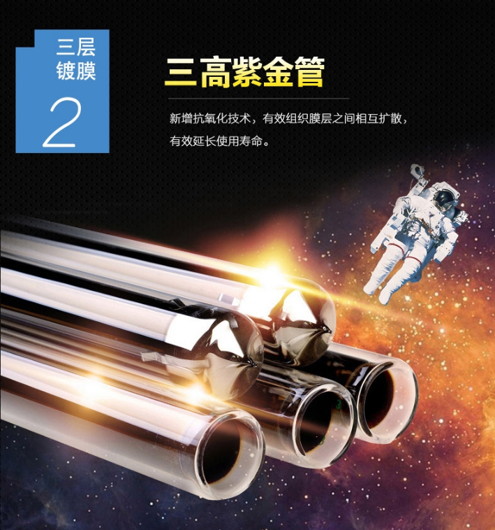 集成太陽(yáng)能小康力真空管